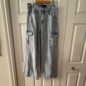 GAP Denim High Rise Wide-Leg Jeans